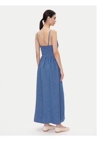 Lee Sukienka jeansowa Corset 112363488 Niebieski Slim Fit. Kolor: niebieski. Materiał: bawełna