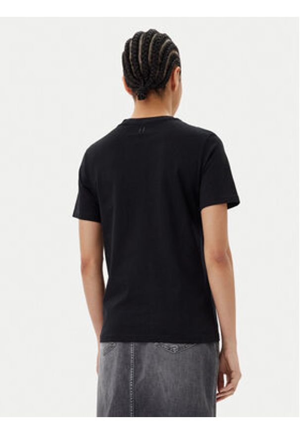 Silvian Heach T-Shirt GPP25098TS Czarny Regular Fit. Kolor: czarny. Materiał: bawełna