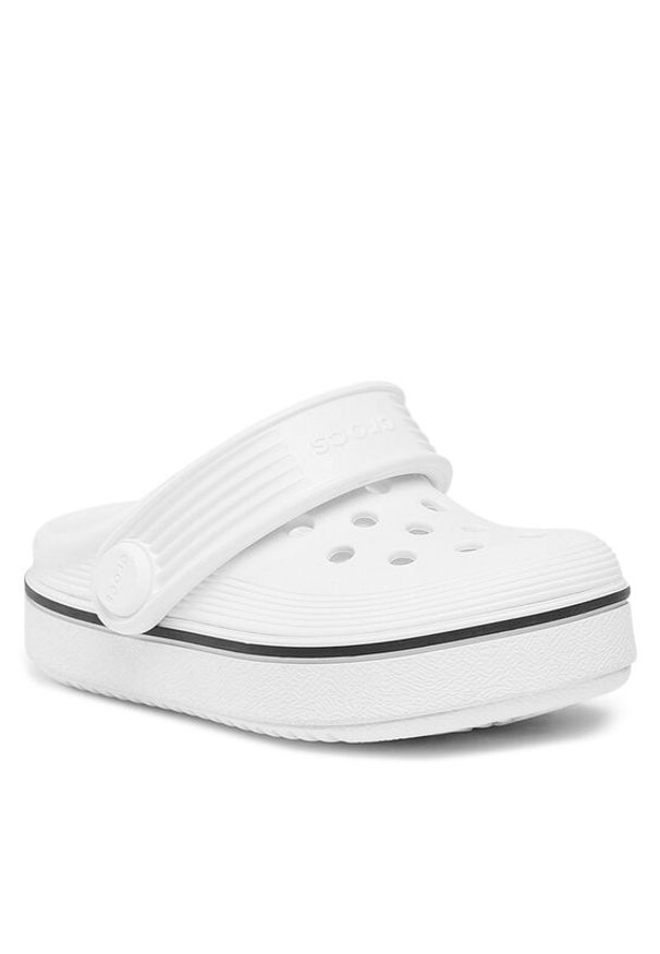 Crocs Klapki Crocs Crocband Clean Clog T 208479 Biały. Kolor: biały