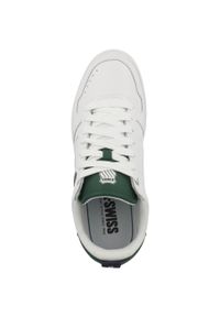 Buty do chodzenia męskie K-Swiss Lozan Match. Kolor: biały. Materiał: guma, skóra, materiał. Szerokość cholewki: normalna. Sport: turystyka piesza