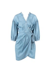 Pinko Sukienka "Scuderia" | 100988 A0MM | Kobieta | Niebieski. Kolor: niebieski. Materiał: lyocell, bawełna. Typ sukienki: asymetryczne. Długość: mini #5