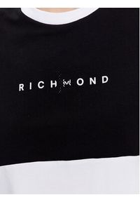 John Richmond T-Shirt UWP23017TS Czarny Cropp Fit. Kolor: czarny. Materiał: bawełna
