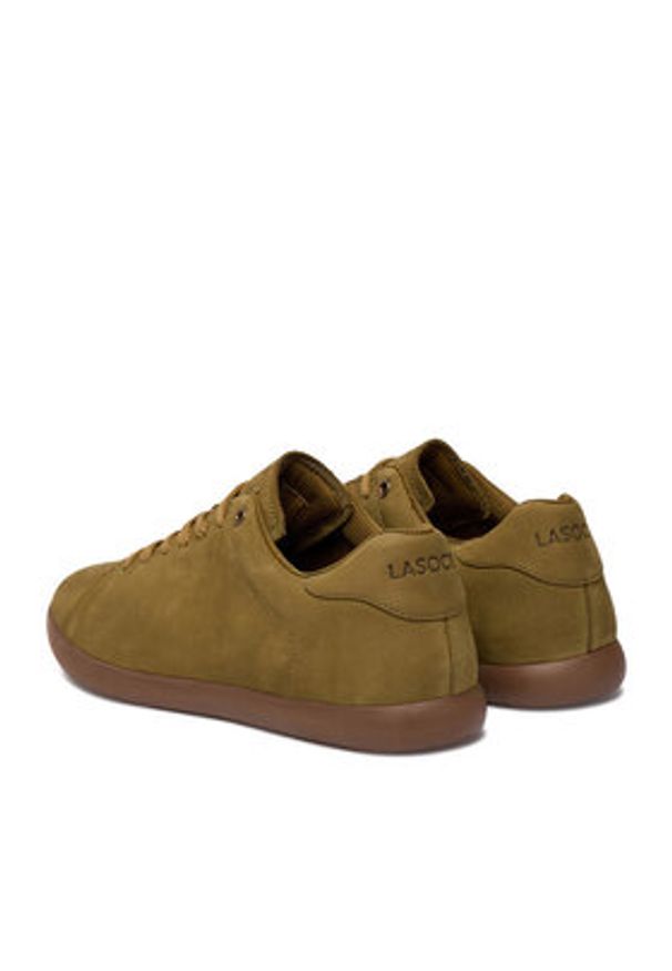 Lasocki Sneakersy CEO-COMBAT-01 MI25 Khaki. Kolor: brązowy. Materiał: nubuk, skóra