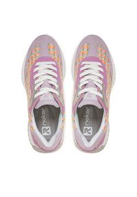 Rieker Sneakersy W1300-90 Kolorowy. Wzór: kolorowy