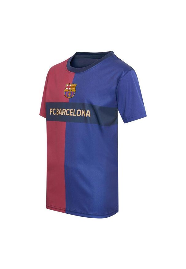 Koszulka piłkarska dla dzieci FC Barcelona Home 24/25. Kolor: wielokolorowy, niebieski, czerwony. Sezon: lato. Sport: piłka nożna