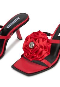 Karl Lagerfeld - KARL LAGERFELD Klapki Karmel KL33624 Czerwony. Kolor: czerwony. Materiał: skóra #2