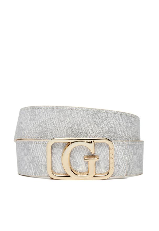 Guess Pasek Damski BW9184 P4435 Biały. Kolor: biały. Materiał: materiał