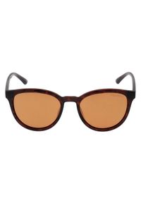 AquaWave - Okulary Przeciwsłoneczne Unisex Dla Dorosłych Guana Leopard Print. Kolor: brązowy. Wzór: nadruk