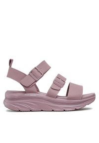skechers - Skechers Sandały Retro Cosmos 119234/MVE Fioletowy. Kolor: fioletowy. Materiał: skóra. Styl: retro #1
