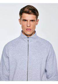 Big-Star - Bluza męska rozpinana szara Madorol 901. Kolor: szary. Wzór: gładki #5