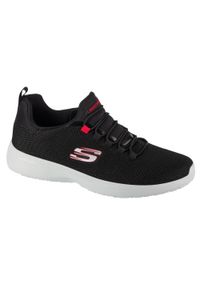 skechers - Buty treningowe męskie Dynamight. Kolor: czarny. Materiał: materiał, syntetyk, tkanina