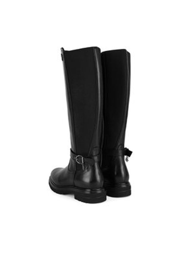 U.S. Polo Assn. Kozaki GUILIA001W/DLE1 Czarny. Kolor: czarny. Materiał: skóra