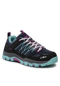 CMP Trekkingi Kids Rigel Low Trekking Shoe Kids Wp 3Q54554J Granatowy. Kolor: niebieski. Materiał: materiał. Sport: turystyka piesza #7