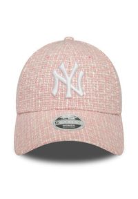 New Era Czapka z daszkiem Wmns Summer Tweed Nyy 60434980 Różowy. Kolor: różowy. Materiał: materiał