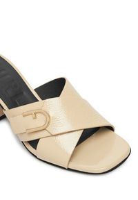 Furla Klapki YJ41HIC Y57000 8E000 Écru. Materiał: skóra #4