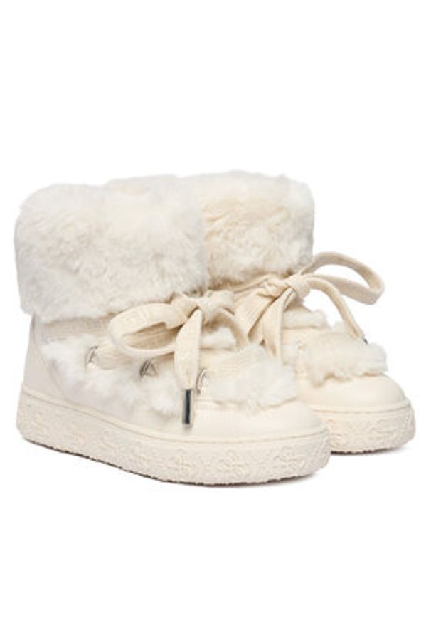 Guess Śniegowce FLFUEK FUR10 Écru. Materiał: materiał