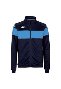 Kurtka z dresu Kappa Dacone. Kolor: niebieski. Materiał: dresówka. Sport: piłka nożna, fitness #1