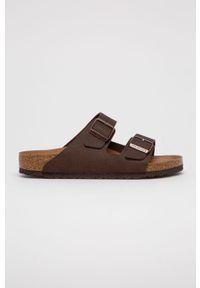 Birkenstock - Klapki Arizona BF. Kolor: brązowy. Materiał: materiał, syntetyk, skóra ekologiczna, guma, nubuk. Wzór: gładki #1