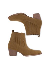 DeeZee Kowbojki LR230702 Brązowy. Kolor: brązowy. Materiał: materiał #7