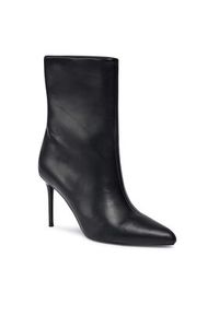 Steve Madden Botki Lyricals Bootie SM11002592 SM11002592-001 Czarny. Kolor: czarny. Materiał: skóra