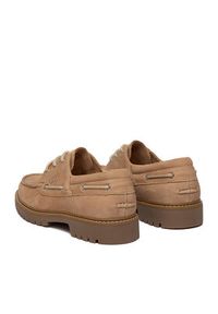 Guess Jeans Półbuty CWBEO-FOX-01 MI08 Beżowy. Kolor: beżowy. Materiał: nubuk, skóra #3