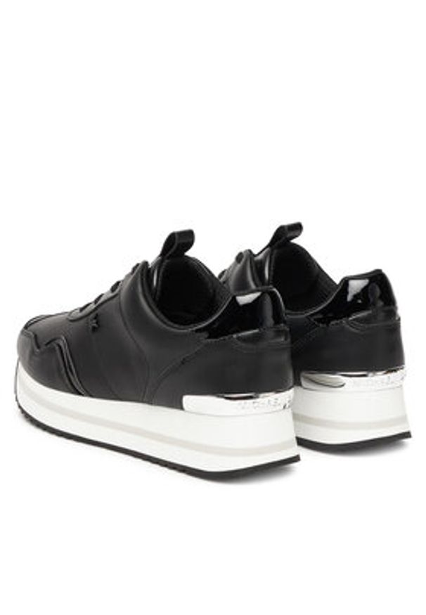 MICHAEL Michael Kors Sneakersy Raina Trainer 43T5RNFS1L Czarny. Kolor: czarny. Materiał: skóra