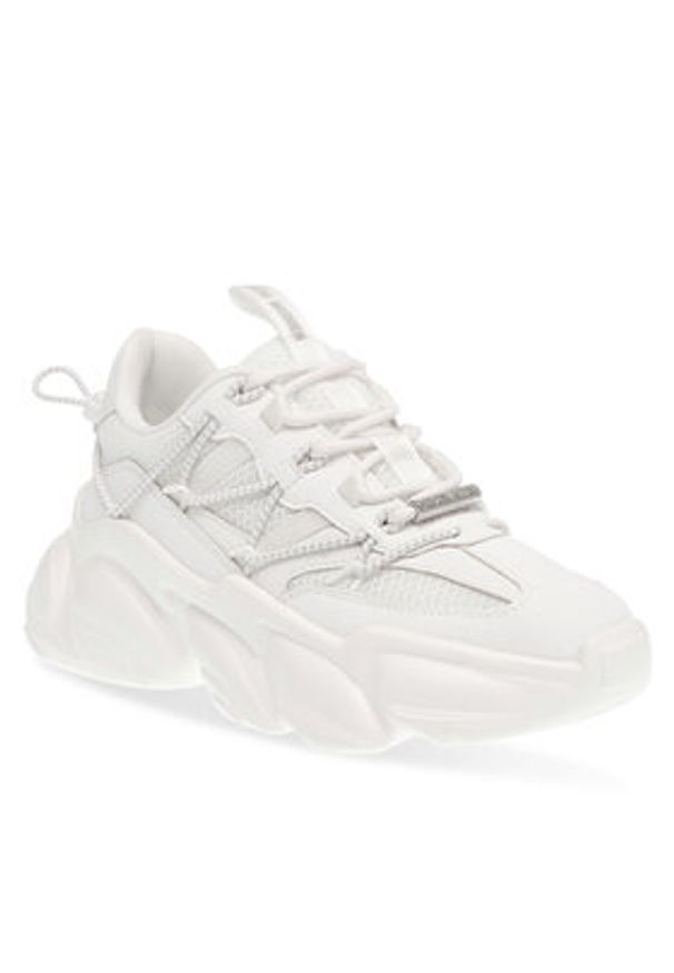 Steve Madden Sneakersy Spectator Sneaker SM11002961-04005-11E Biały. Kolor: biały. Materiał: skóra