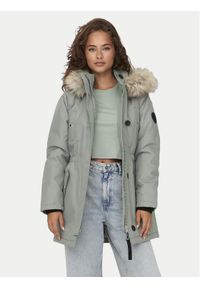 only - ONLY Parka Iris 15304625 Zielony Regular Fit. Kolor: zielony. Materiał: syntetyk #1