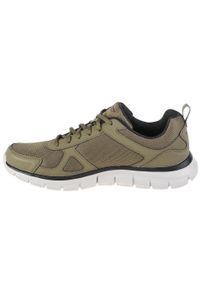 skechers - Buty treningowe męskie, Skechers Track-Scloric. Kolor: czarny, zielony, wielokolorowy