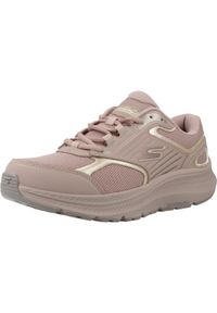 skechers - Buty SKECHERS RUN CONSISTENT 2.0 ADVA Nago. Kolor: beżowy. Materiał: tkanina, skóra. Sport: bieganie