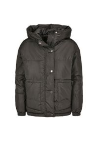 Urban Classics - Parka dla kobiet Urban Classic oversized hooded. Typ kołnierza: kaptur. Kolor: czarny. Sezon: zima #1