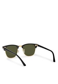 Ray-Ban Okulary przeciwsłoneczne Clubmaster 0RB3016 W0365 Czarny. Kolor: czarny. Materiał: syntetyk #2