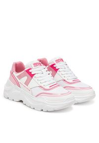 Versace Jeans Couture Sneakersy 78VA3SC4 Biały. Kolor: biały. Materiał: skóra