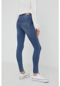 Vero Moda jeansy damskie high waist. Stan: podwyższony. Kolor: niebieski #3