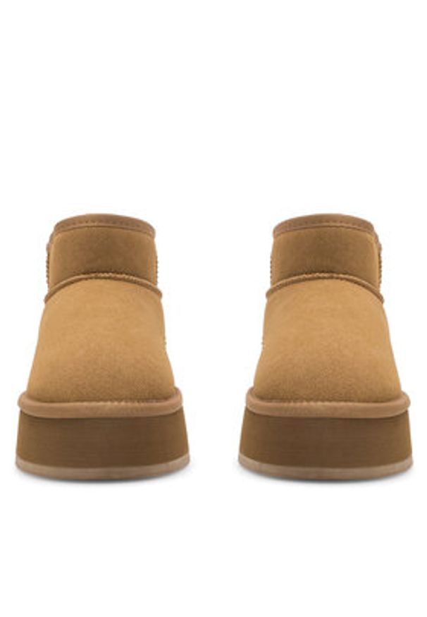 Jenny Fairy Śniegowce ANA HYBJL221101 Brązowy. Kolor: brązowy. Materiał: materiał