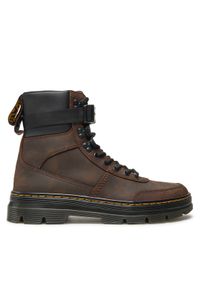 Dr. Martens Glany Combs Tech Leather 27804201 Brązowy. Kolor: brązowy. Materiał: skóra