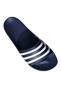 Adidas - Klapki adidas Adilette Aqua M F35542 niebieskie. Kolor: niebieski. Materiał: materiał, syntetyk. Styl: klasyczny #1
