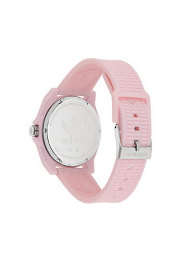 Adidas - adidas Zegarek AO Street Project Four Solar AOST25531 Różowy. Kolor: różowy. Materiał: syntetyk. Styl: street