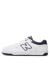 New Balance Sneakersy BB480LWN Biały. Kolor: biały. Materiał: skóra