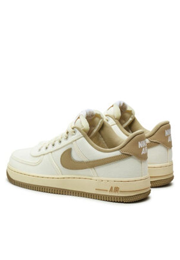 Nike Sneakersy Wmns Air Force 1 HF4263 Écru. Materiał: skóra. Model: Nike Air Force