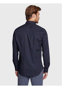 TOMMY HILFIGER - Tommy Hilfiger Koszula MW0MW25040 Granatowy Slim Fit. Kolor: niebieski. Materiał: bawełna