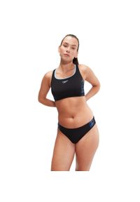 Strój kąpielowy dwuczęściowy damski Speedo Placement 2 Piece. Kolor: wielokolorowy, niebieski, czarny #1