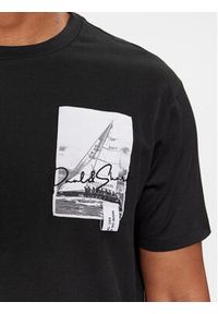 PAUL & SHARK - Paul&Shark T-Shirt 24411064 Czarny Regular Fit. Kolor: czarny. Materiał: bawełna #5