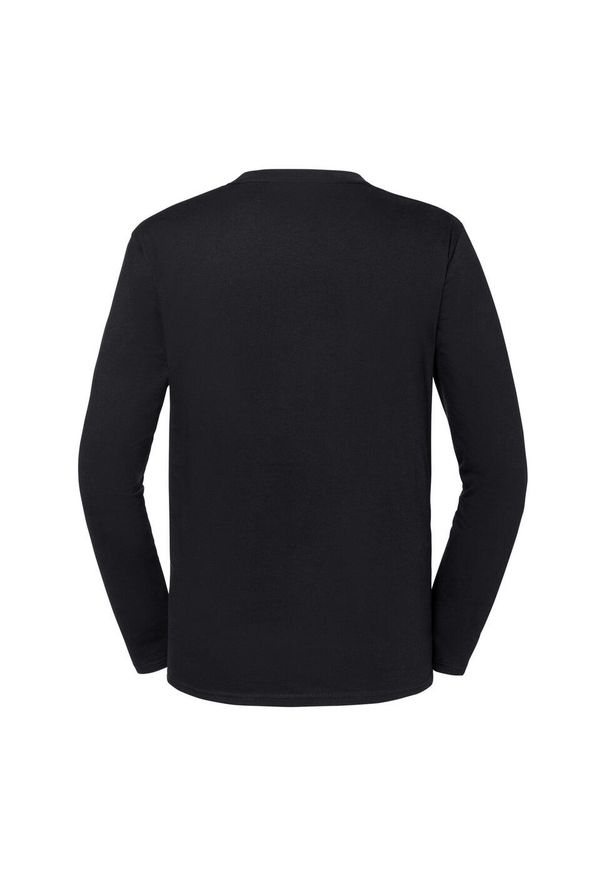 FRUIT OF THE LOOM - Koszulka Z Długim Rękawem Unisex Adult Iconic 195 Plain. Kolor: czarny. Długość rękawa: długi rękaw. Długość: długie