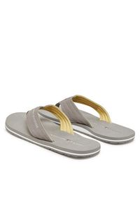 TOMMY HILFIGER - Tommy Hilfiger Japonki Hilfiger Nyc Beach Sandal FM0FM05437 Szary. Kolor: szary. Materiał: materiał #5