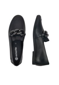 Remonte Loafersy D0K00-00 Czarny. Kolor: czarny. Materiał: skóra #2