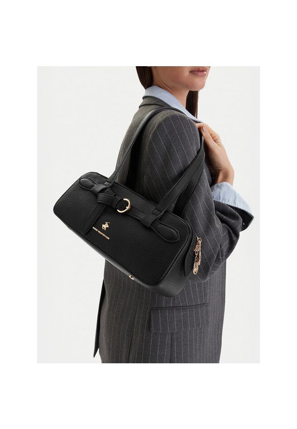 Torebka Beverly Hills Polo Club. Kolor: czarny