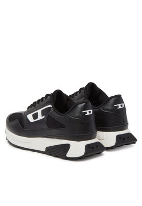 Diesel Sneakersy Tame-D Y03607P8109 Czarny. Kolor: czarny. Materiał: skóra