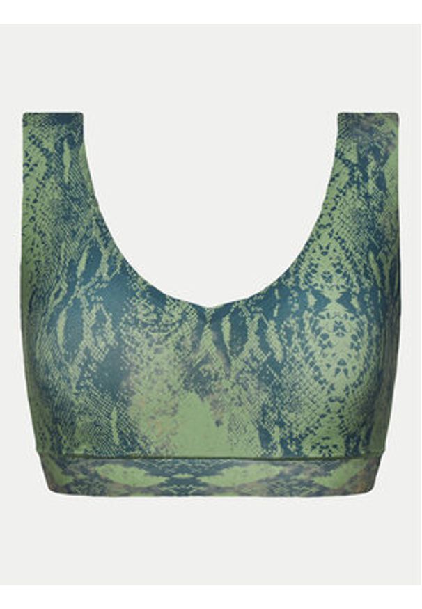 Chantelle Biustonosz top Soft Stretch C11D10 Zielony. Kolor: zielony. Materiał: syntetyk