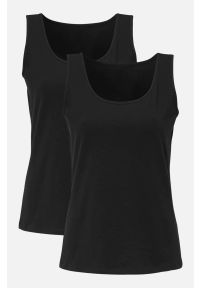 Cellbes - Dżersejowa koszulka ze stretchem 2 sztuki. Kolor: czarny. Materiał: jersey